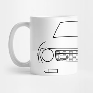 Datsun 120Y / B211 classic car black outline graphic Mug